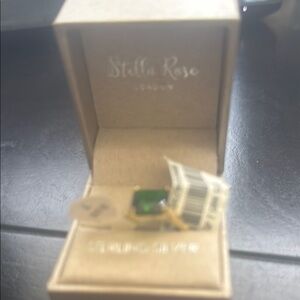 Stella Rose London Green Gemstone Ring